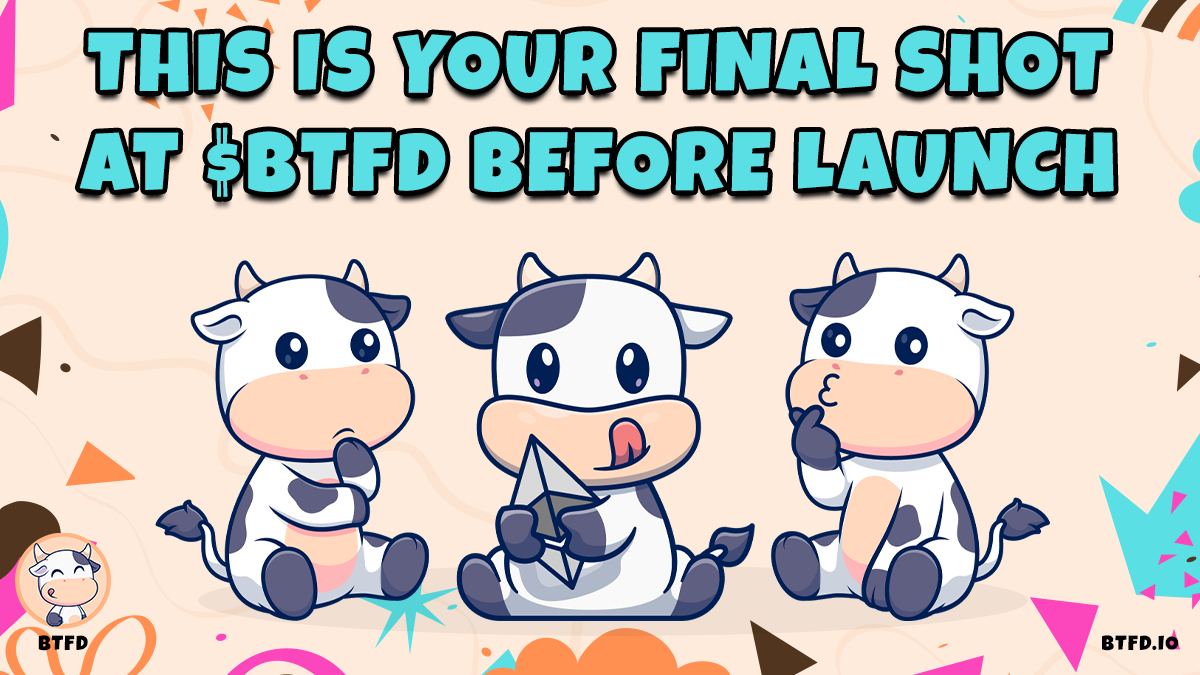 $0.0002 Entry, 3x Tokens, 800% ROI at Launch—BTFD’s Best Meme Coin Presale to Buy Now Ends May 26 as NEIRO, AI16Z Rise