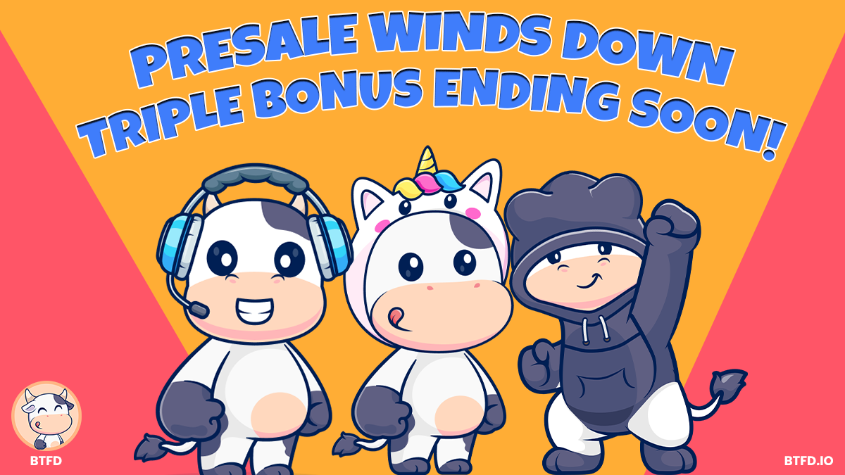 Left Out of Ponke’s Pump? BTFD Coin’s Stage 15 Entry, 200% Bonus, and 12,100+ Bulls Squad Make It an Opportunity Too Good to Miss