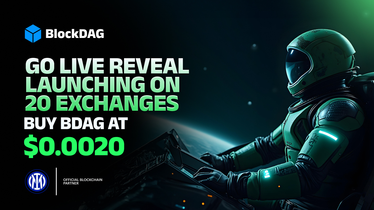 BlockDAG Confirms 5 CEX Listings, $0.0020 Price Ends June 13 GO LIVE Reveal
