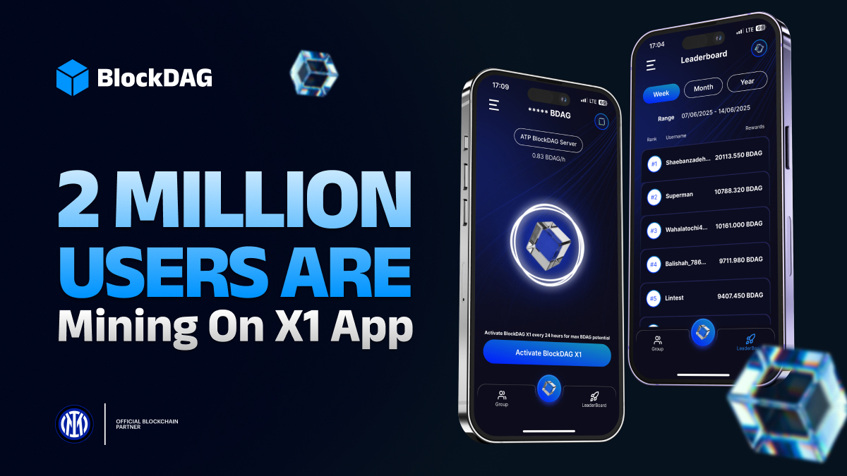 Over 2M Users Join BDAG’s X1 App, XRP Faces Doubts & ONDO Drops