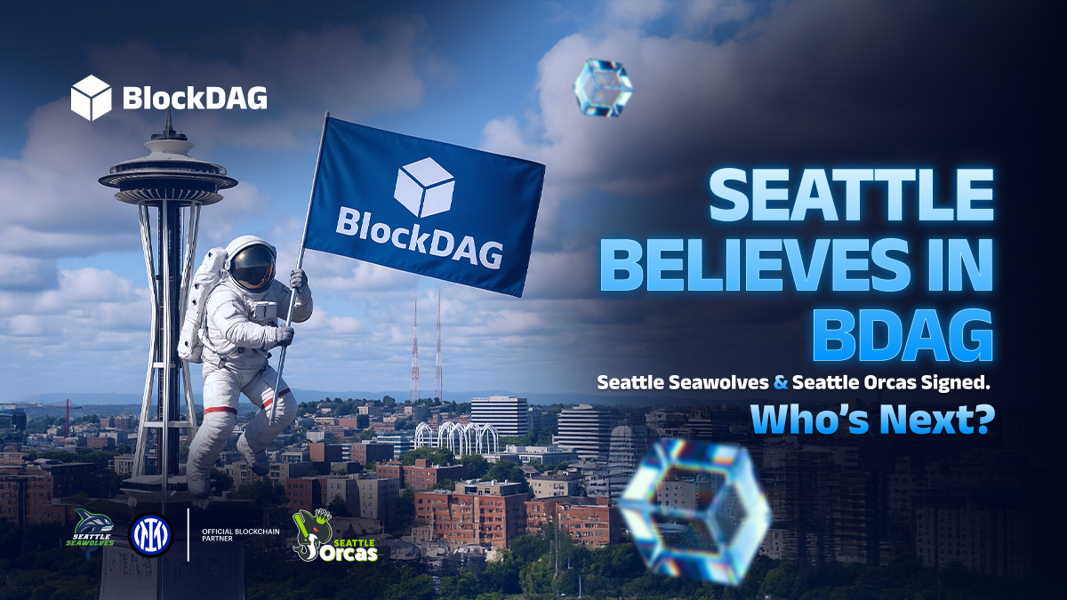 Seattle Orcas & BlockDAG Launch NFTs | Kaspa KAS & WLD Price Prediction Update