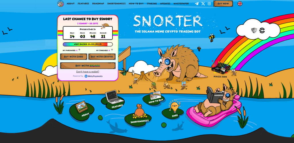Snorter ($SNORT): Telegram Bot Powering Meme Coin Trading