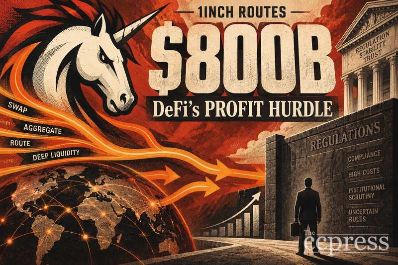 1inch Routes Over $800B as Co-Founder Flags DeFi Profit Hurdle