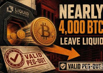 Nearly 4,000 BTC Leave Liquid Through Valid Peg-Out Thumbnail