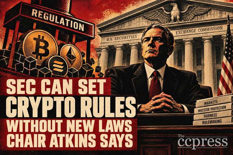 SEC Can Set Crypto Rules Without New Laws, Chair Atkins Says
