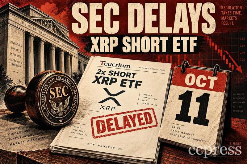 SEC Delays Teucrium 2x Short XRP ETF to October 11